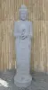  Product image 1 of the product “Standing Buddha made of Riverstone in Dharmachakra position - gesture of wheel of the teaching of Dharma. About 182cm height. ”